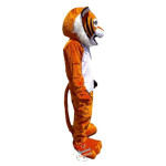 Yellow Tiger Cartoon Mascot Costume