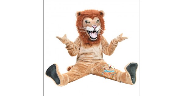 FurryMascot Original Creay African Lion Suit Mascot Costume Party Carnival Costumes main image 1