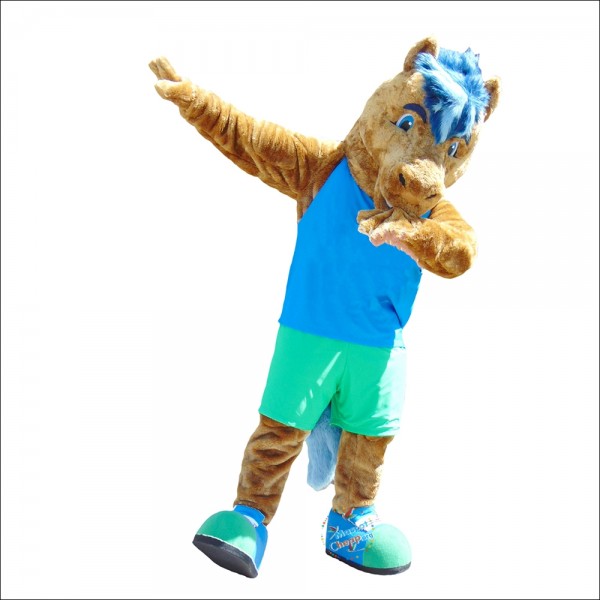 Allan Mustang Mascot Costume