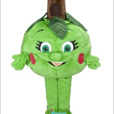 Seasonal Variations of Bunny Mascot Costumes: Spring, Summer, Autumn, Winter 