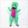 Baby Bop Green Dinosaur Barney Mascot Costume
