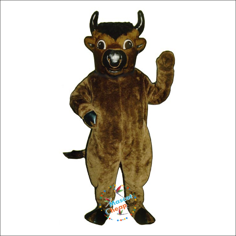 Baby Bull Mascot Costume Baby Bull Mascot Costume