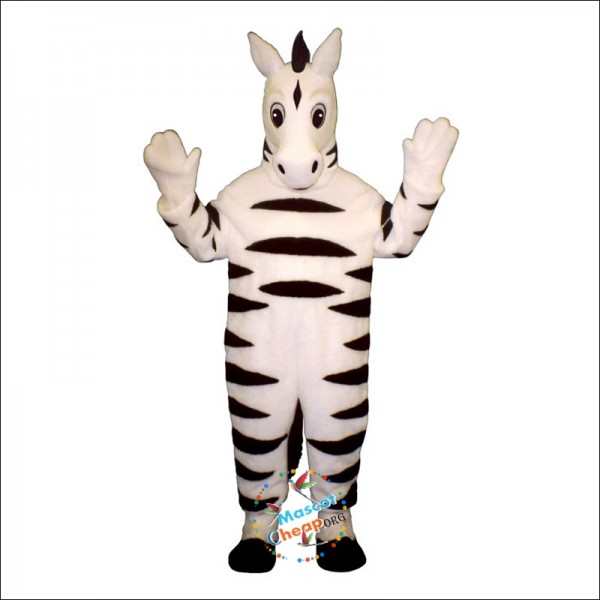 Baby Zebra Mascot Costume