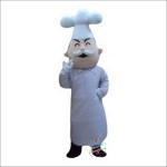Baker Cook Cartoon Mascot Costume