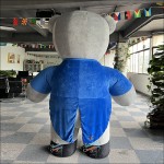 Bear Blue Tuxedo Inflatable Mascot Costume