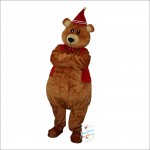 Bear Brown Cartoon Mascot Costume