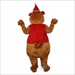 Bear Brown Cartoon Mascot Costume