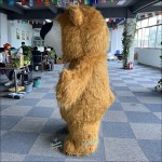 Bear Lotso Plush Brown Inflatable Mascot Costume