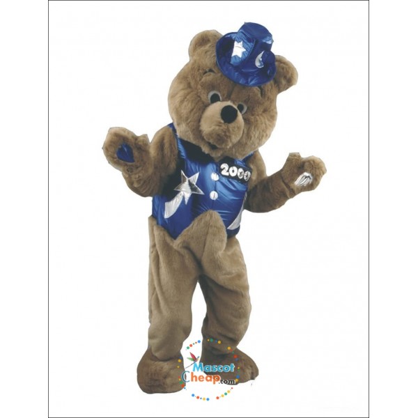 Cute Friendly Bear Mascot Costume