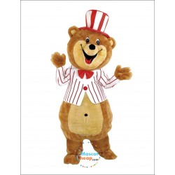 Cute Friendly Bear Mascot Costume circus