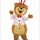 Cute Friendly Bear Mascot Costume circus