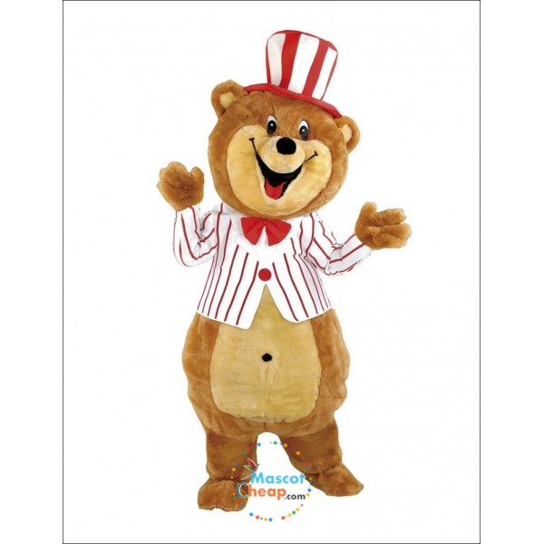 Cute Friendly Bear Mascot Costume circus