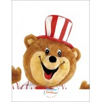 Cute Friendly Bear Mascot Costume circus