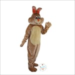 Beige Rabbit Costume Bunny Mascot Costume