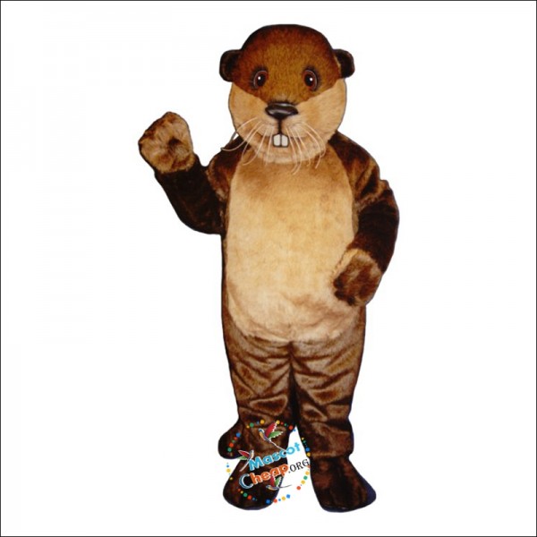 Benny Beaver Mascot Costume