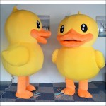 Big Yellow Duck Inflatable Mascot Costume