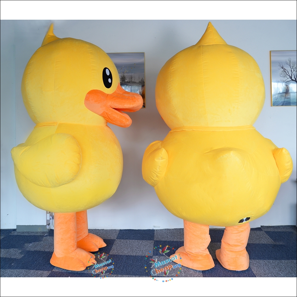 Big Yellow Duck Inflatable Mascot Costume