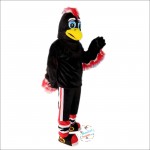 Black Eagle Cartoon Mascot Costume