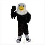 Black Eagle White Head Cartoon Mascot Costume