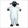 Black Faced Sheep Mascot Costume