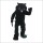 Black Panther Mascot Costume 