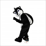 Black Raccoon Cartoon Mascot Costume