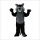 Black Wolf Cartoon Animal Mascot Costume