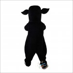 Black and White Cow Cartoon Mascot Costume