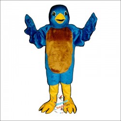Blue Bird Mascot Costume