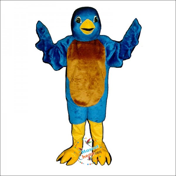 Blue Bird Mascot Costume