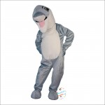 Blue Dolphin Cartoon Mascot Costume