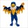 Blue Domineering Falcon Mascot Costume