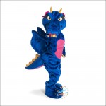Blue Dragon Charming Mascot Costume
