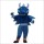 Blue Dragon Dinosaur Monster Cartoon Mascot Costume