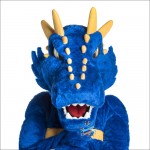 Blue Dragon Handsome Mascot Costume