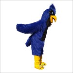 Blue Eagle Cartoon Mascot Costume