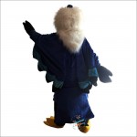 Blue Eagle Cartoon Mascot Costume