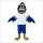 Blue Friendly Falcon Mascot Costume