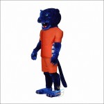 Blue Panther Mascot Costume