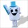 Blue Toothbrush Teeth Mascot Costume