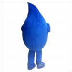 Blue Water Droplets Cartoon Mascot Costume