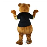 Brown Bear Cartoon Mascot Costume Head