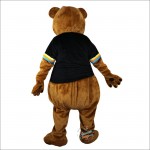 Brown Bear Cartoon Mascot Costume Head