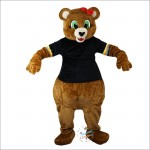 Brown Bear Cartoon Mascot Costume Head