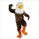 Brown Eagle Bird Cartoon Mascot Costume