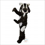 Brown Goat Sheep Cartoon Mascot Costume