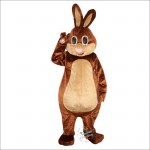 Brown Rabbit Costume Bunny Mascot Costume