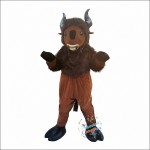 Brown Rhinoceros bull Mascot Costume