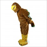 Brown Sports Eagle Cartoon Mascot Costume