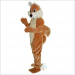 Brown Squirrel Cartoon Mascot Costume